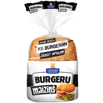 BURGERU MAIZIŅŠ 240G LATVIJAS MAIZNIEKS