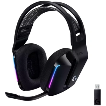 Logitech Logitech G G733 Bezvadu Speļu RGB Austiņa
