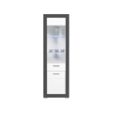 BOG-FRAN GRAY Vitrīna ar LED apg. 60cm GR 7