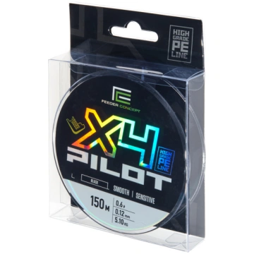 Aukla pītā Feeder Concept Pilot X4 BRAID Black 150