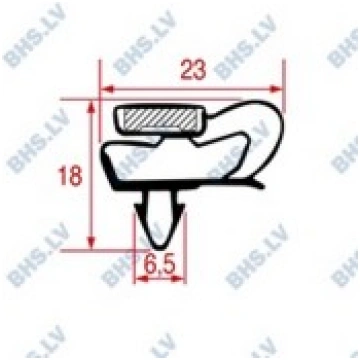 SNAP-IN GASKET 1530x574 mm LF L3286205