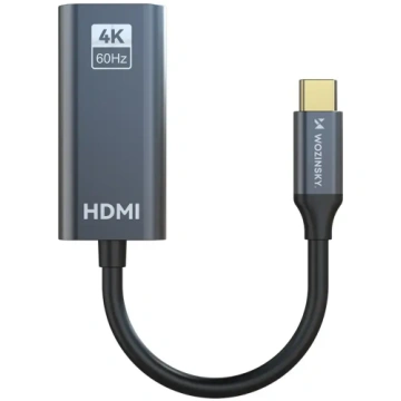 Wozinsky WACH-01 USB-C - HDMI 4K 60Hz Adapter - Bl