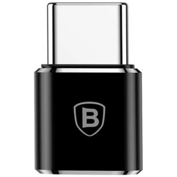 Adapteris Baseus, USB Type C/Micro USB, melna krās