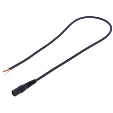 Cable | 1x1mm2 | cables,DC 5,5/2,1 socket | straig