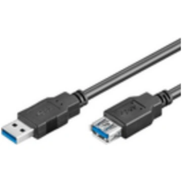 MicroConnect USB3.0 A-A 5m M-F Black ( USB3.0AAF5B