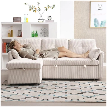 REXO Multi-Functional Sofa Bed with Storage and Pu