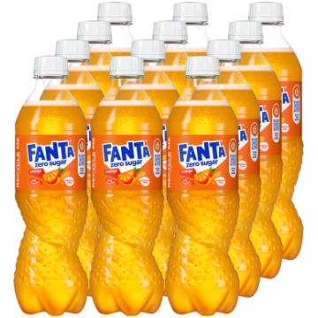 Fanta Orange Zero gāzēts dzēriens 12x0.5l D