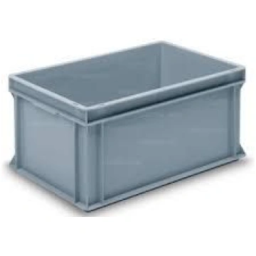 Plastmasas kaste AKAB-400200 400x600x200 pelēka