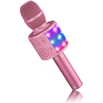 BONAOK karaoke mikrofons Bluetooth, 4-in-1 bezvadu