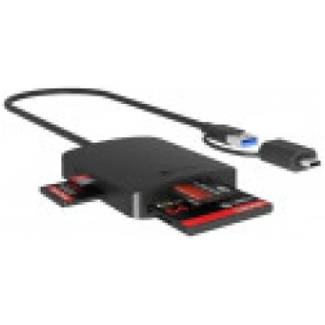 IB-CR302-CU3 Card Reader 4-in-1 SD®/micro SD®/MS/C