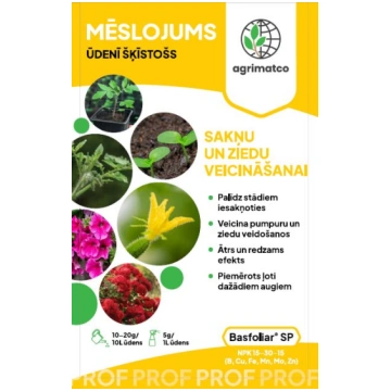Basfoliar 15-30-15 sakņu un ziedu veicināšanai mēs