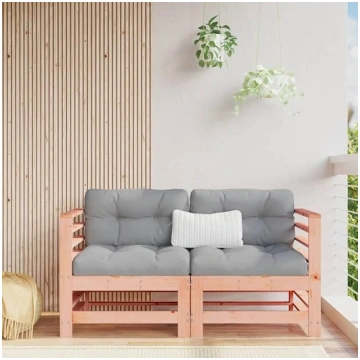 Homgoday Corner Garden Sofas 2 Pack Douglas Fir So