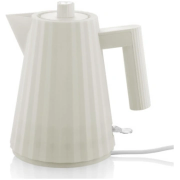 Elektriskā tējkanna Alessi Plisse White, 1 l Pliss