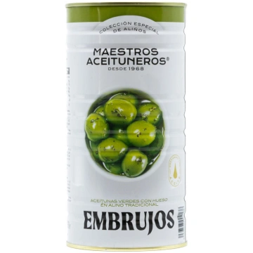 Maestros Aceituneros Embrujos zaļās olīvas ar kaul