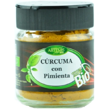 Turmeric with Pepper Jar Eco 80 gr Artemis Bio