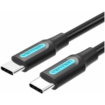 Vads Vention COSBF, 2 x USB Type C, 100 cm, melna 