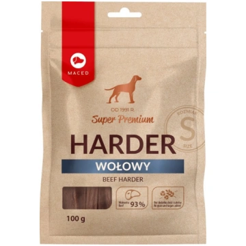 Gardums suņiem Maced Harder Beef S, liellopa gaļa,