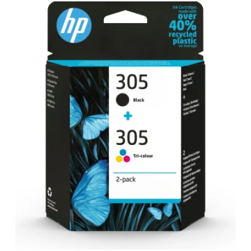 Ink Cartridge HP No.305 (6ZD17AE) BK + CMY Multipa