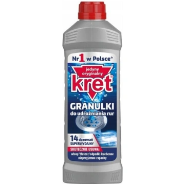 Kret kanalizācijas cauruļu tīrītājs, granulas, 560