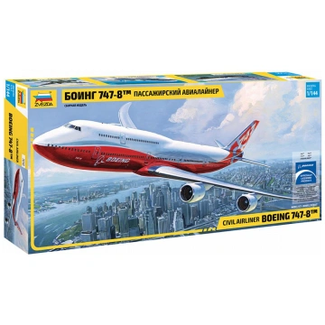 Zvezda Boeing 747-8 (7010) līmējams modelis Z 7010