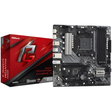 "AM4 ASRock B550M Phantom Gaming 4"