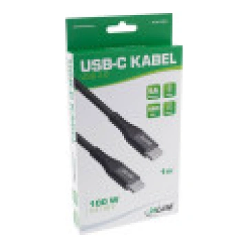USB InLine USB-C kabelis 2 m melns (35852) [Kabel 