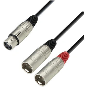 Adam Hall Cables 3 STAR YFMM 0300 3m XLR kabelis K