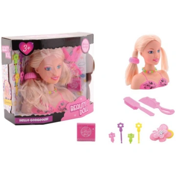 Rotaļu manekena galva MAKE UP