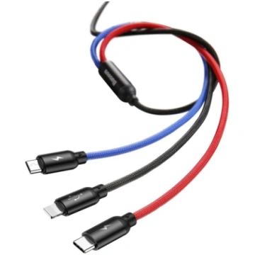 BASEUS Rapid USB Cable 3in1 Type C | Lightning | M