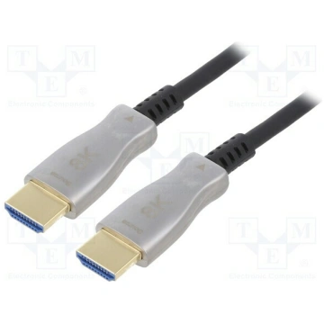 Cable; HDMI plug,both sides; PVC; Len: 10m; black;