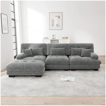 Luxury Modular Corner Sofa - Oversized L-shaped Cl