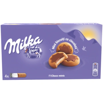 MILKA Chocominis cepumi 135g