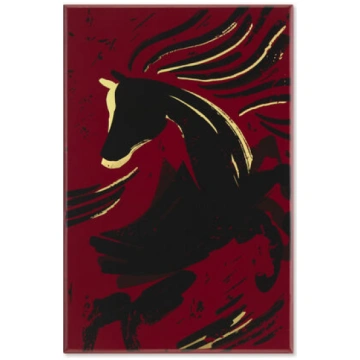 Year of the Horse Notebook Large, ruled, hard cove