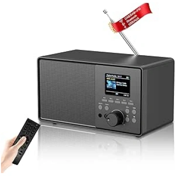 DAB+/DAB retro radio ar Bluetooth 5.0 un tālvadība