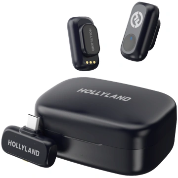 Hollyland LARK A1 Duo with USB-C RX + Charging Cas
