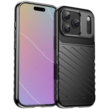 Thunder Case iPhone 17 Pro Max vāciņš, melns - sho