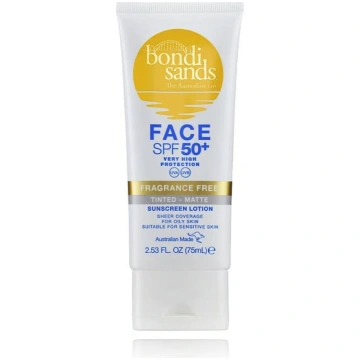 Bondi Sands Tinted-Matte Face Sunscreen Lotion SPF