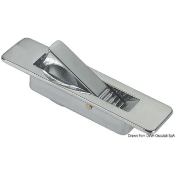 Floor flush pull 83x21 mm w/studs (38.510.34)