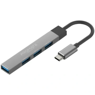 Promate LiteHub-4 USB-C Hub 3xUSB2.0 + USB3.0 LITE