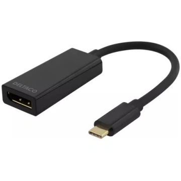 USB grafikas adapters Deltaco USBC-DP