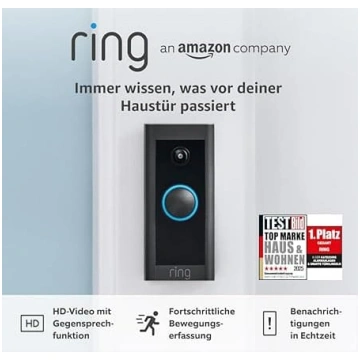 Amazon Ring Video Doorbell Wired - HD video, uzlab