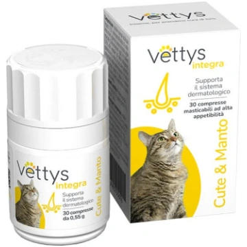 Vettys integra cute&manto gatto 30 compresse masti