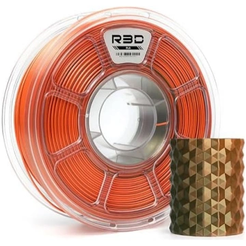 R3D Dual Color Silk PLA 3D printera filaments, koe