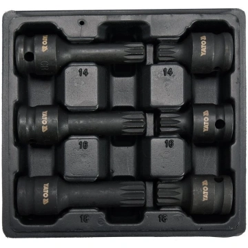 Trieciena uzgriežņu atslēgu komplekts 12,5 mm (1/2