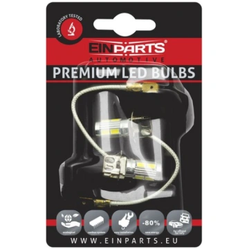 EinParts Auto LED Spuldzes H3 6000K 12V - 2 gb