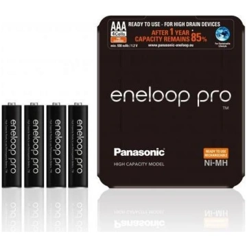 Panasonic Eneloop Pro R03/AAA 930mAh, 4 Pcs, Slidi