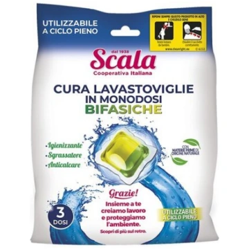 Scala trauku mazgājamās mašīnas tīrīšanas kapsulas