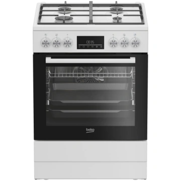Gāzes plīts ar elektrisko krāsni Beko FBM62330GWDT