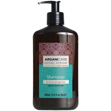 ARGANICARE_Shea Butter Šampūns sausiem un bojātiem