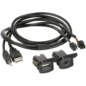 VW universal cable USB, AUX for aftermarket head u